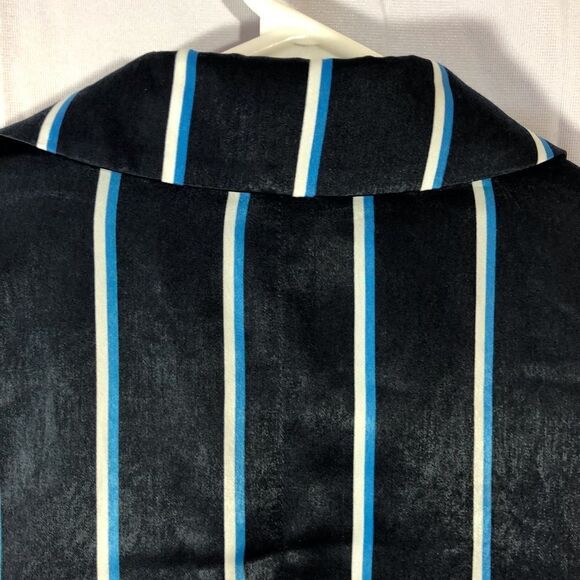 New Worthington Dark Navy Striped Blazer - Picture 3 of 16
